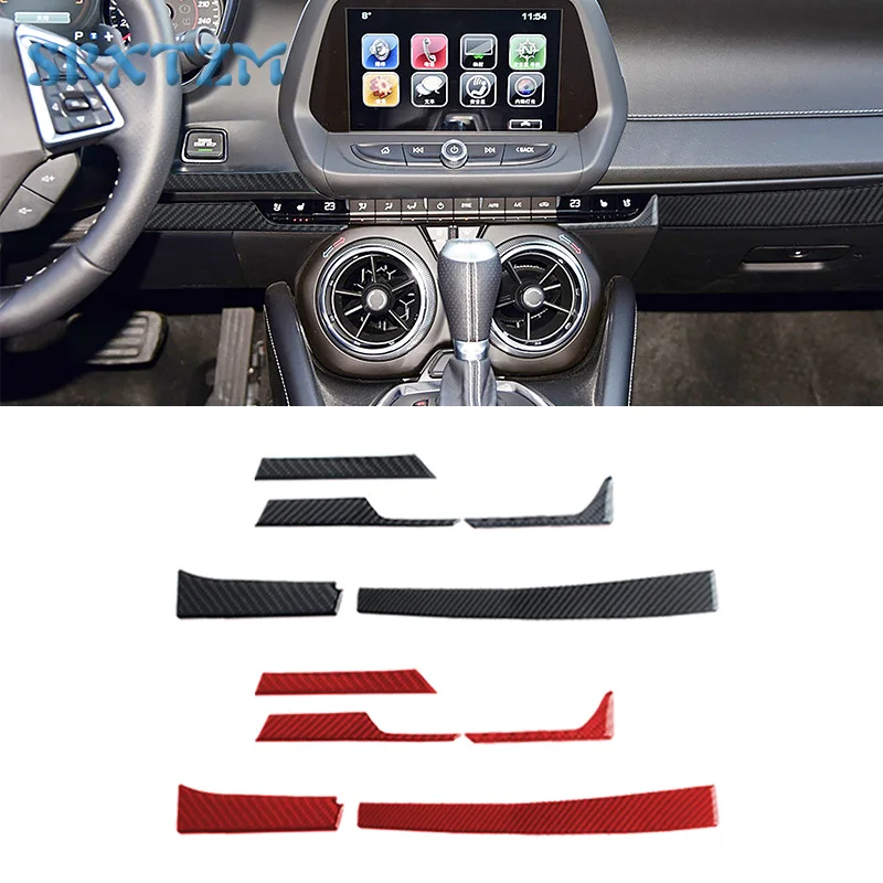 Carbon Fiber Panel Trim Protective Anti-scratch Copilot Dashboard Strip For Chevrolet Camaro LHD 2017-2019 
Carbon Fiber Panel Trim Protective Anti-scratch Copilot Dashboard Strip For Chevrolet Camaro LHD 2017-2019