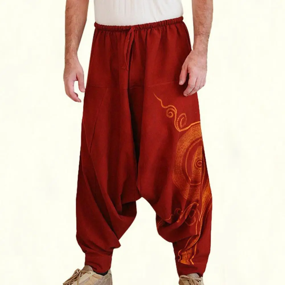 Bohemia Style Yoga Pants Men Harem Pants Oversized Cotton Blend Harem Trousers Men Loose Pants pantalones hombre штаны мужские
Bohemia Style Yoga Pants Men Harem Pants Oversized Cotton Blend Harem Trousers Men Loose Pants pantalones hombre штаны мужские