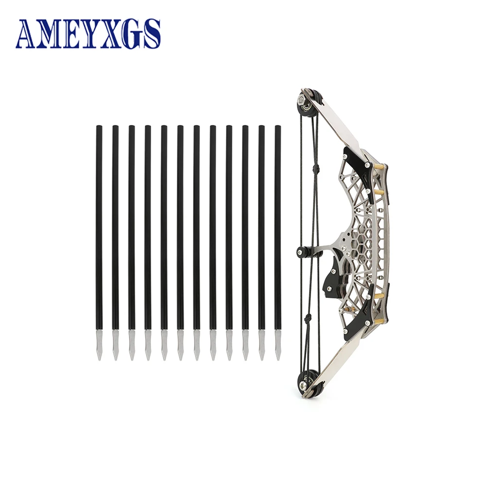 Mini Bow and Arrow Draw Weight 9.5lbs Left and Right Handed Shooting Practice Portable Stainless Steel Practice Bow for Shooting
Mini Bow and Arrow Draw Weight 9.5lbs Left and Right Handed Shooting Practice Portable Stainless Steel Practice Bow for Shooting