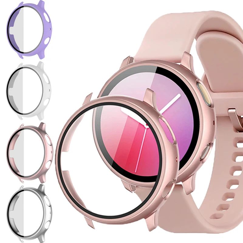 Glass+Case For Samsung Galaxy watch active 2 44mm 40mm All cover bumper+Screen Protector film correa for Galaxy watch 4 44/40 mm
Glass+Case For Samsung Galaxy watch active 2 44mm 40mm All cover bumper+Screen Protector film correa for Galaxy watch 4 44/40 mm