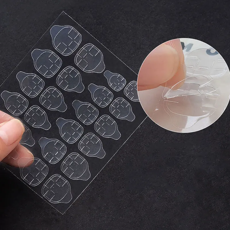 72pcs False Nail Glue Sticker DIY Fake Nails Tips Double Side Clear Jelly Gel Pad Press On Nails Manicure Accessories Tools YZL9
72pcs False Nail Glue Sticker DIY Fake Nails Tips Double Side Clear Jelly Gel Pad Press On Nails Manicure Accessories Tools YZL9