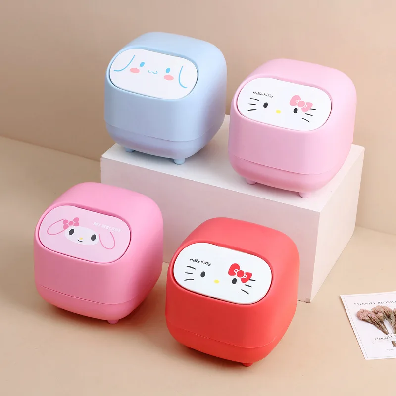 Kawaii Sanrio, Hello Kitty My Melody Cinnamoroll мультяшное изображение креативная настольная мусорная корзина Ins простая прикроватная корзина для мусора
Kawaii Sanrio, Hello Kitty My Melody Cinnamoroll мультяшное изображение креативная настольная мусорная корзина Ins простая прикроватная корзина для мусора