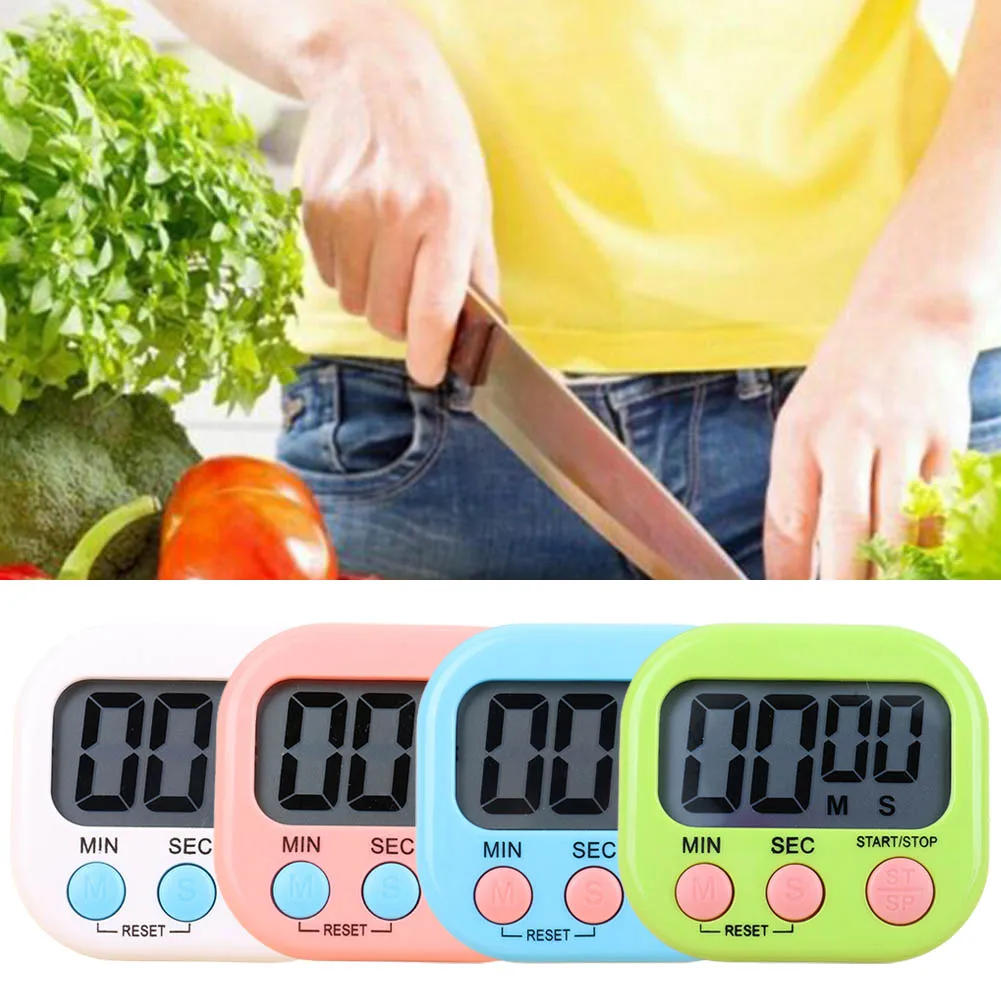 Kitchen Magnetic Digital Timer Egg Clock Stopwatch Large LCD Digital Loud Alarm Count-Down Up Clock Practical Cooking Gadget
Kitchen Magnetic Digital Timer Egg Clock Stopwatch Large LCD Digital Loud Alarm Count-Down Up Clock Practical Cooking Gadget