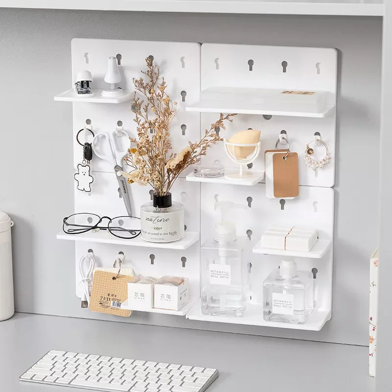 Board Wall Shelf Hooks Self-adhesive Storage Rack Desk Room Organization Stationery Organizer Home Storage Accessories
Board Wall Shelf Hooks Self-adhesive Storage Rack Desk Room Organization Stationery Organizer Home Storage Accessories