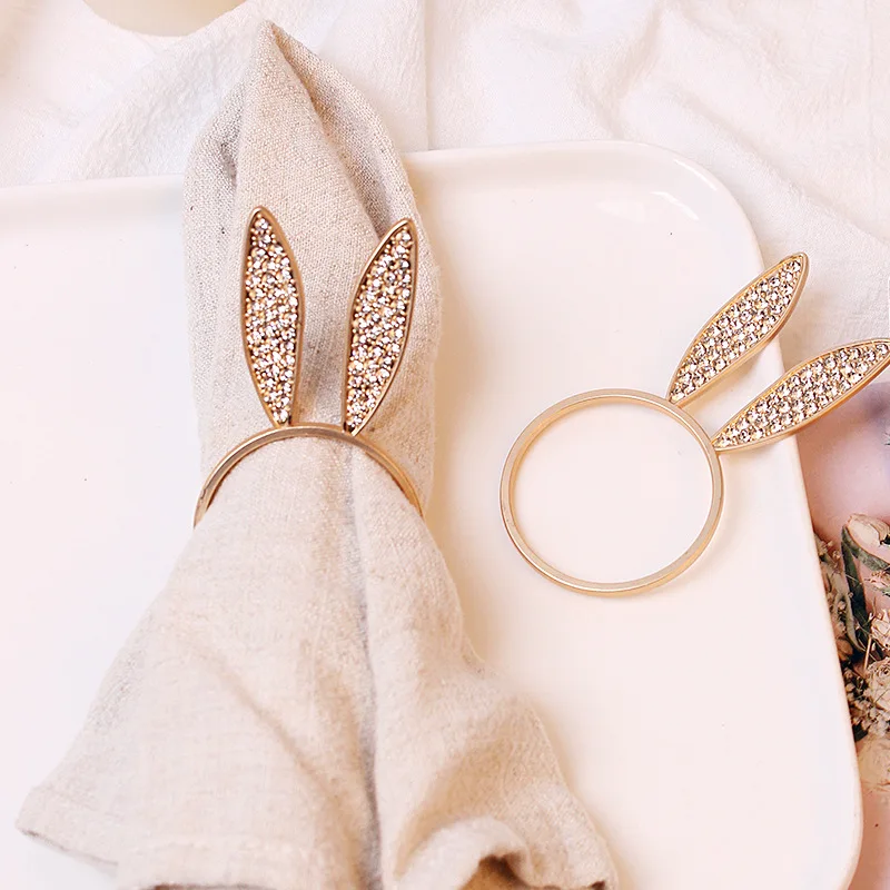 6pcs/10pcs Easter bunny head napkin ring alloy napkin ring gold napkin ring
6pcs/10pcs Easter bunny head napkin ring alloy napkin ring gold napkin ring