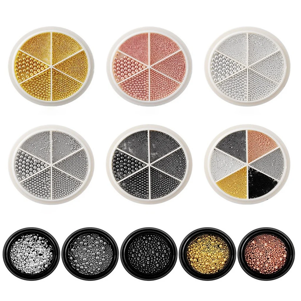 Mini Small Stainless Steel Beads Nail Art Decorations Charm Gel Polish Gold Silver Caviar Ball Studs Nails Jewelry Accessories
Mini Small Stainless Steel Beads Nail Art Decorations Charm Gel Polish Gold Silver Caviar Ball Studs Nails Jewelry Accessories
