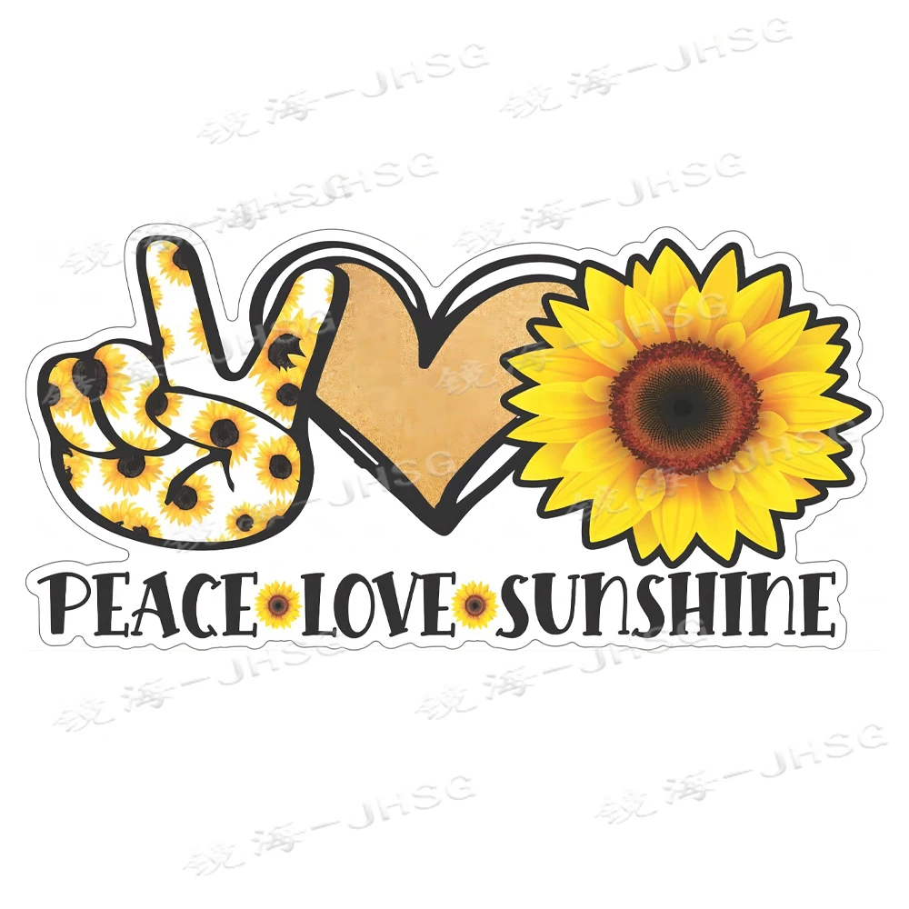 Peace Sunshine Sunflower Decal - Vinyl Decal Car | Truck | Motorcycle | Bumper | Window Any Smooth Surface Size
Peace Sunshine Sunflower Decal - Vinyl Decal Car | Truck | Motorcycle | Bumper | Window Any Smooth Surface Size