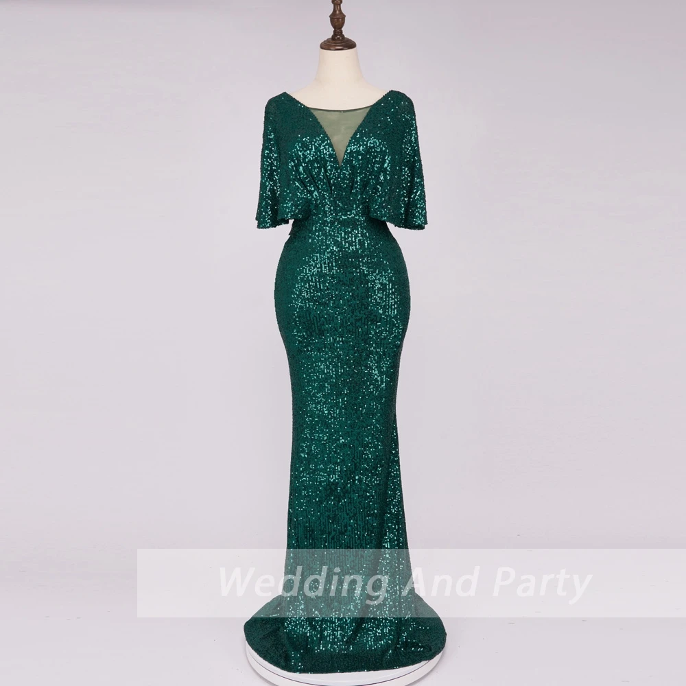 Women's wedding party dress plus size O neck sequin long formal prom evening dress elegant ceremony cocktail party dress
Women's wedding party dress plus size O neck sequin long formal prom evening dress elegant ceremony cocktail party dress