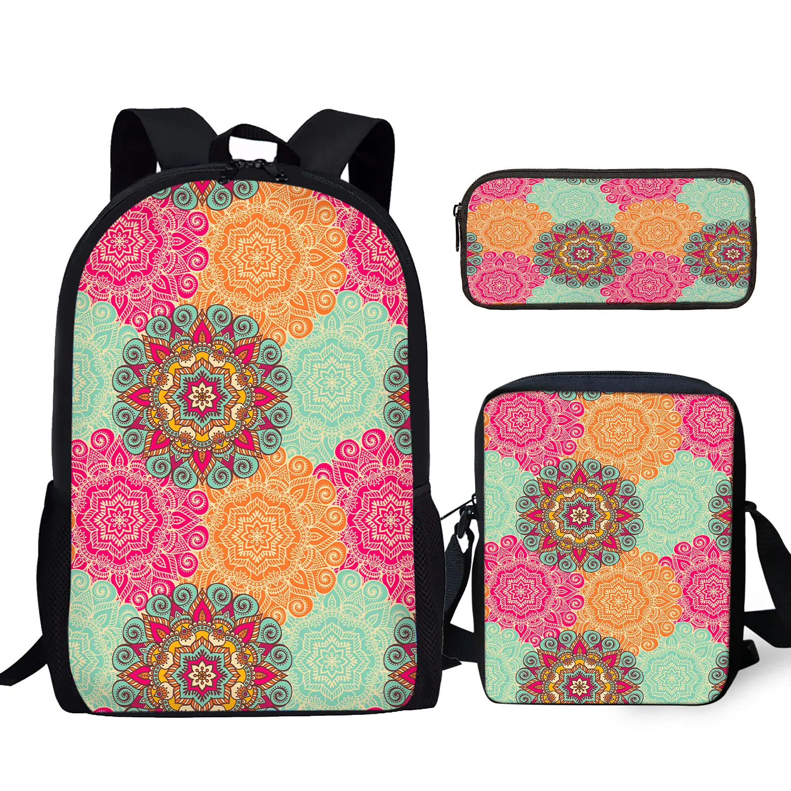 YIKELUO Colorful Mandala Print Luxury Brand Backpack Abstract Art Print Durable Casual Fashion Mochilas Messenger Bag Customized
YIKELUO Colorful Mandala Print Luxury Brand Backpack Abstract Art Print Durable Casual Fashion Mochilas Messenger Bag Customized
