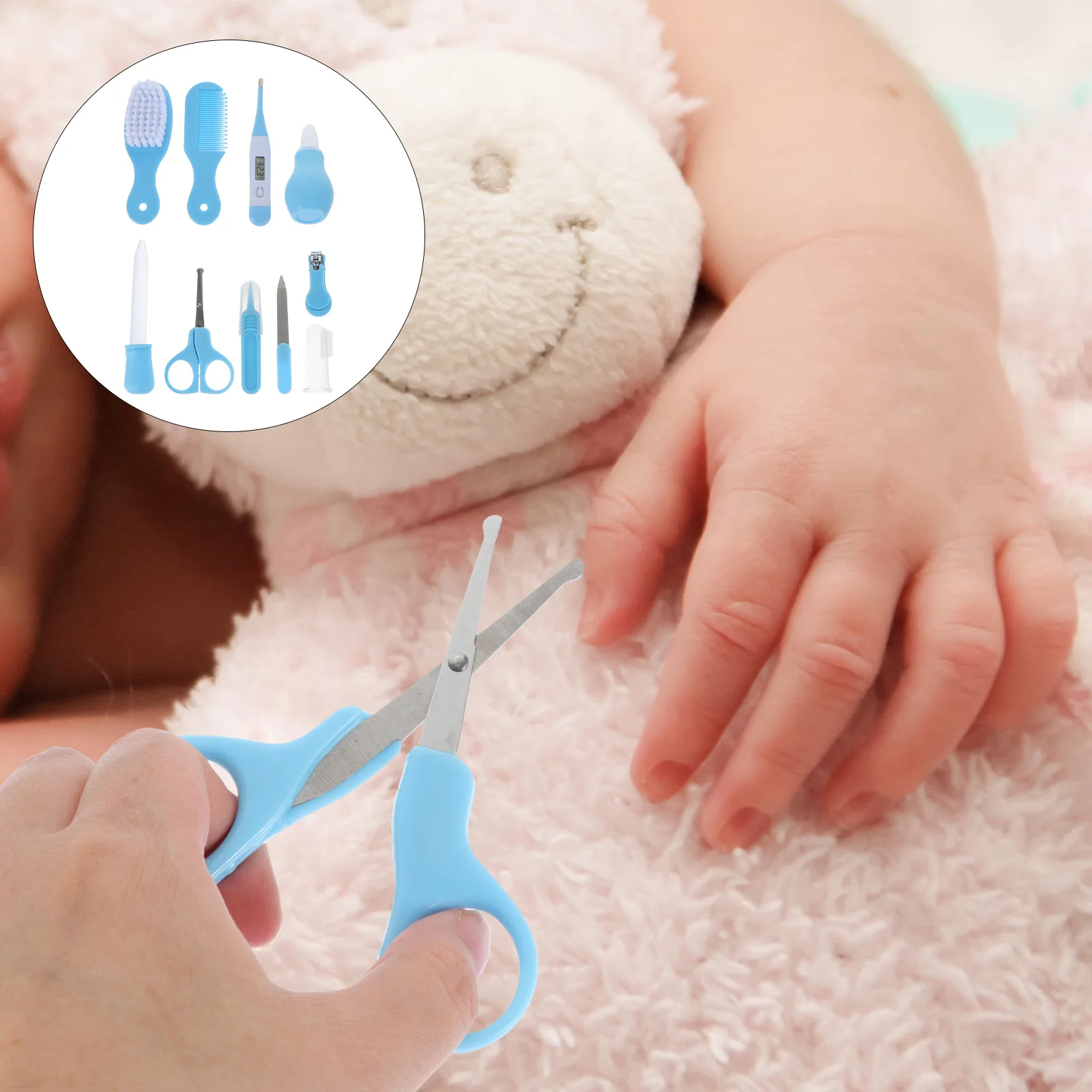1 Set Baby Nail Trimming Tools Baby Nail Hair Grooming Kit Portable Infant Care Kit
1 Set Baby Nail Trimming Tools Baby Nail Hair Grooming Kit Portable Infant Care Kit