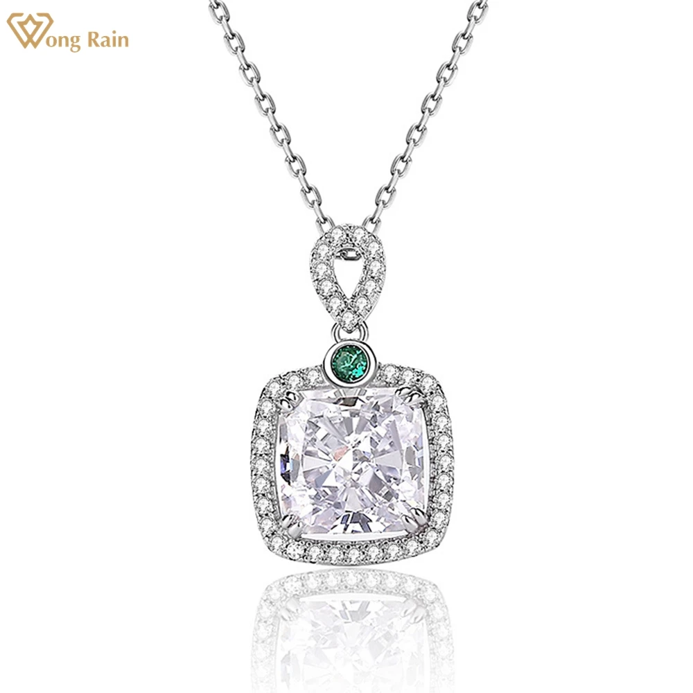 Wong Rain Fashion 100% 925 Sterling Silver Crushed Ice Cut Created Moissanite Gemstone Pendant Necklace For Women Fine Jewelry
Wong Rain Fashion 100% 925 Sterling Silver Crushed Ice Cut Created Moissanite Gemstone Pendant Necklace For Women Fine Jewelry