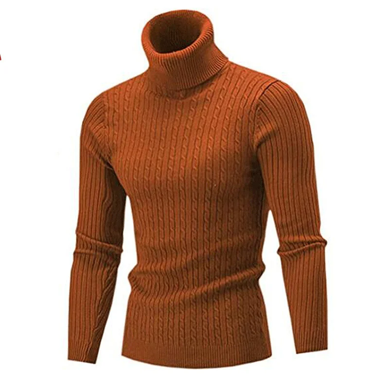 New ot Sale Men's Turtleneck Sweater Autumn Winter Male Rollneck Warm Knitted Sweater Keep Warm Men Jumper
New ot Sale Men's Turtleneck Sweater Autumn Winter Male Rollneck Warm Knitted Sweater Keep Warm Men Jumper