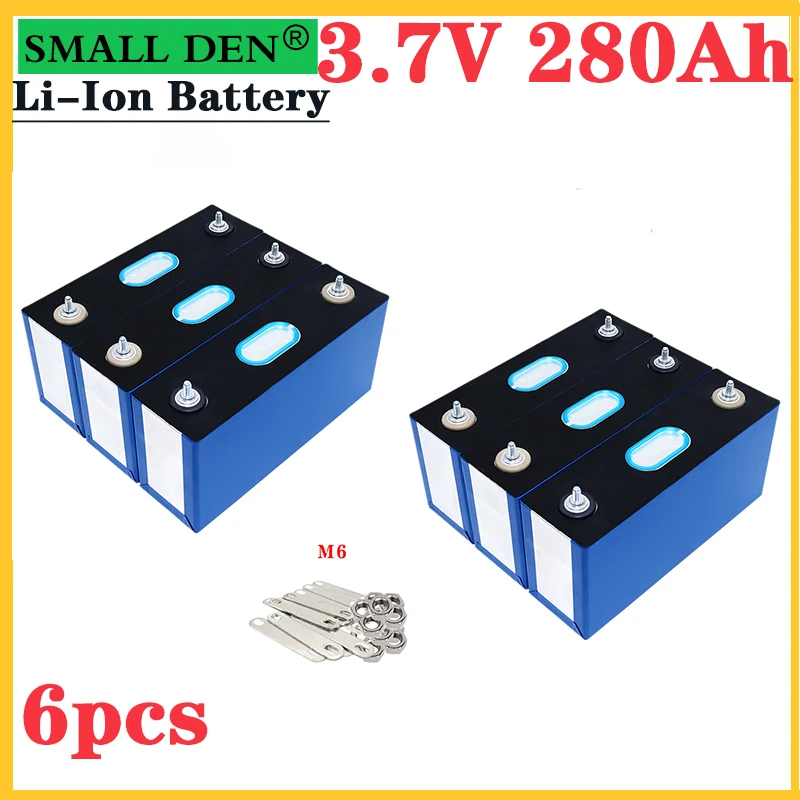 6 шт. Новый литиевый аккумулятор 280Ah 3,7 в, класс А, большая емкость, DIY 12 В 24 В, Солнечный RV инвертор без налога в США/ЕС
6 шт. Новый литиевый аккумулятор 280Ah 3,7 в, класс А, большая емкость, DIY 12 В 24 В, Солнечный RV инвертор без налога в США/ЕС