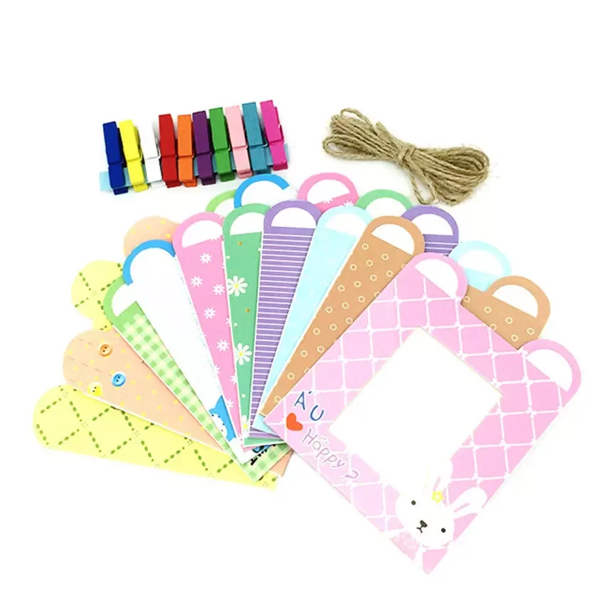 Wall Deco DIY Creative Mini Paper Photo Frame With Mini Colored Clothespins
Wall Deco DIY Creative Mini Paper Photo Frame With Mini Colored Clothespins