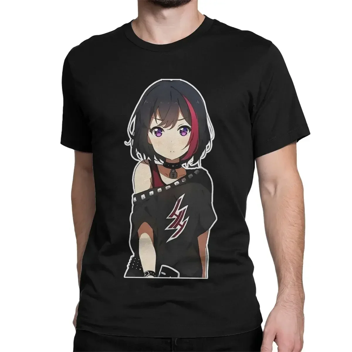 Хлопковая одежда для отдыха BanG Dream футболка с коротким рукавом мужчин и женщин