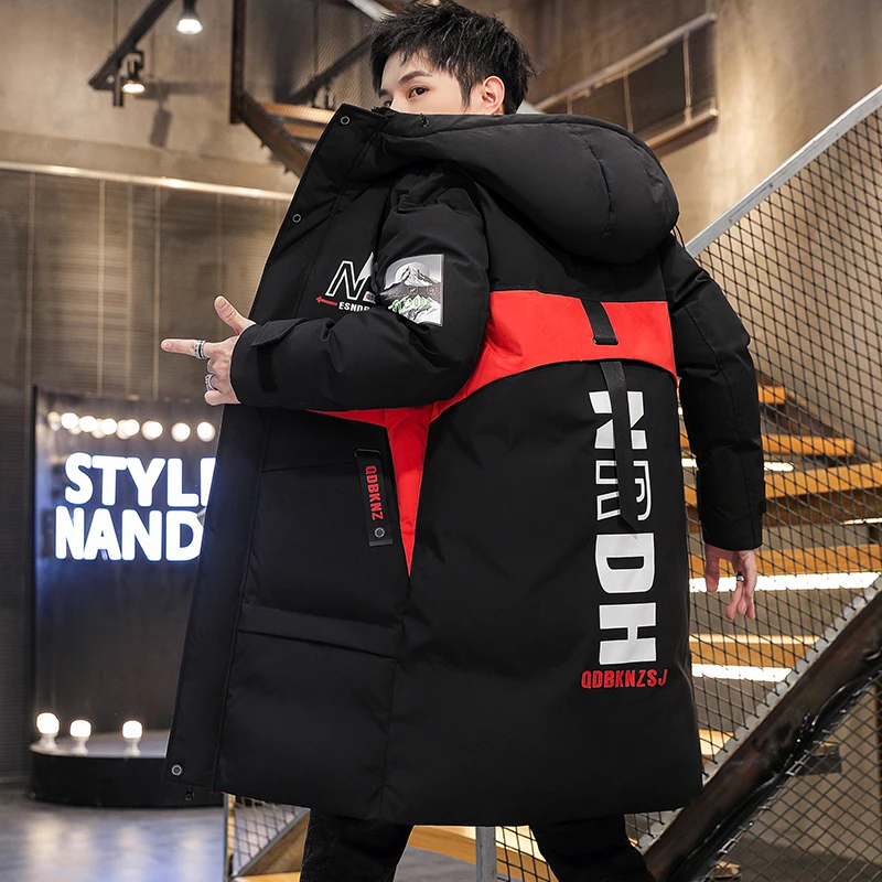 Осень зима новый стиль длинная куртка мужская мода с капюшоном лоскутное пальто ветрозащитная верхняя одежда красные теплые парки Прямая поставка
Осень зима новый стиль длинная куртка мужская мода с капюшоном лоскутное пальто ветрозащитная верхняя одежда красные теплые парки Прямая поставка