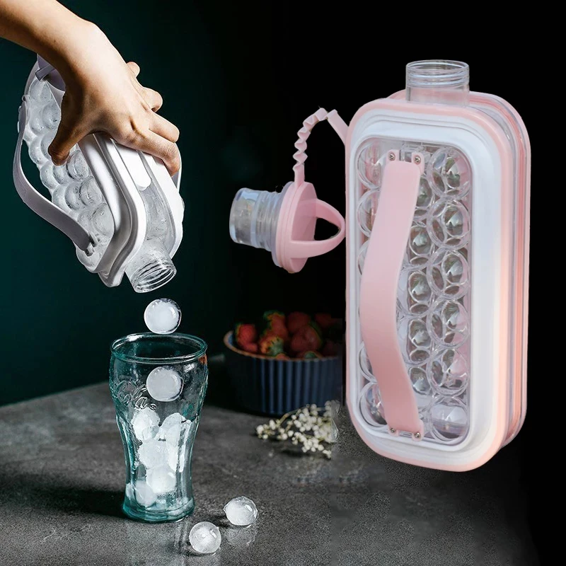 2 In 1 Ice Ball Maker Portable Creative Ice Bottle Cube Container Ice Cube Bag Round Tray DIY Kettle Kettle Bar Kitchen Tool
2 In 1 Ice Ball Maker Portable Creative Ice Bottle Cube Container Ice Cube Bag Round Tray DIY Kettle Kettle Bar Kitchen Tool