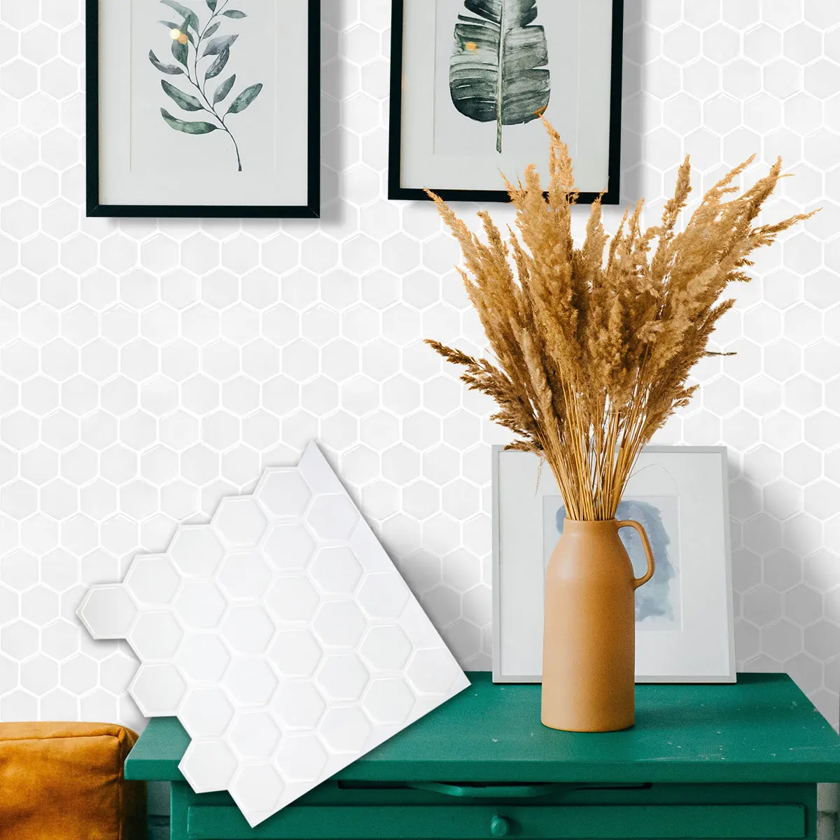 3D Stereo Wall Tile Self-adhesive Wallpaper Vinyl Backsplash Peel and Stick Wallpapaer Waterproof Removable for DIY Wall Decor
3D Stereo Wall Tile Self-adhesive Wallpaper Vinyl Backsplash Peel and Stick Wallpapaer Waterproof Removable for DIY Wall Decor