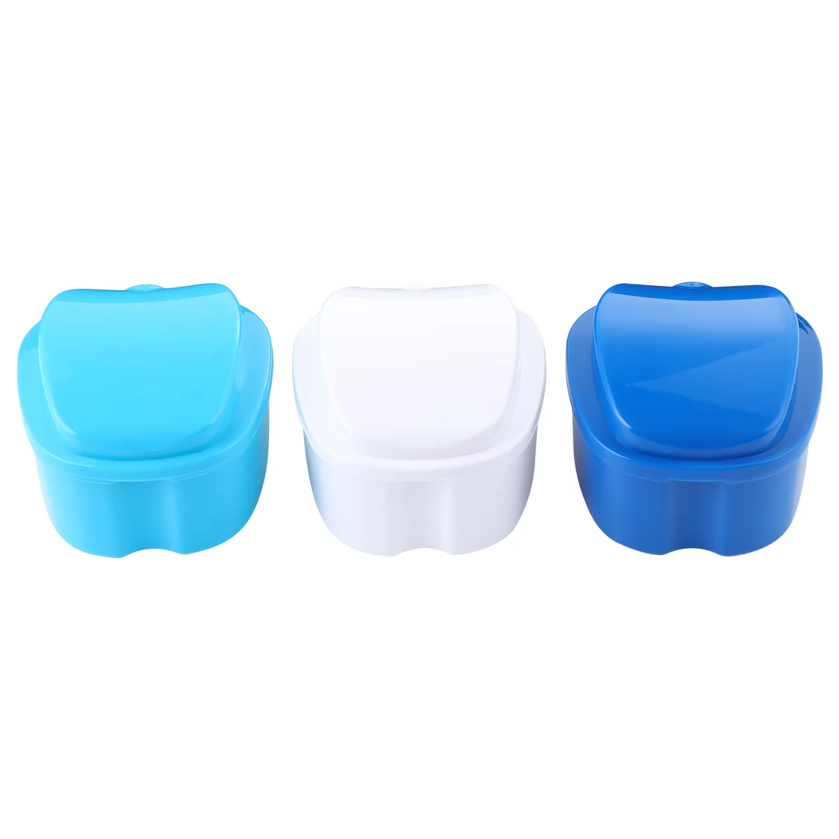 

Denture Box Case Container Retainer Teeth False Storage Bath Cup Cleaning Holder Plastic Cleaner Containers Dentures Basket