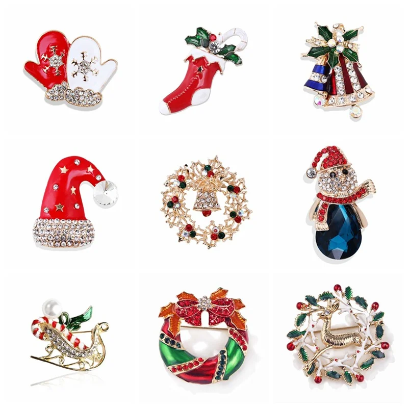 YW GAIRU Cute New Fashion Christmas Red Elk Santa Claus Brooch Metal Enamel Pines Sleigh Pin Accessories Fine Jewelry For Women
YW GAIRU Cute New Fashion Christmas Red Elk Santa Claus Brooch Metal Enamel Pines Sleigh Pin Accessories Fine Jewelry For Women
