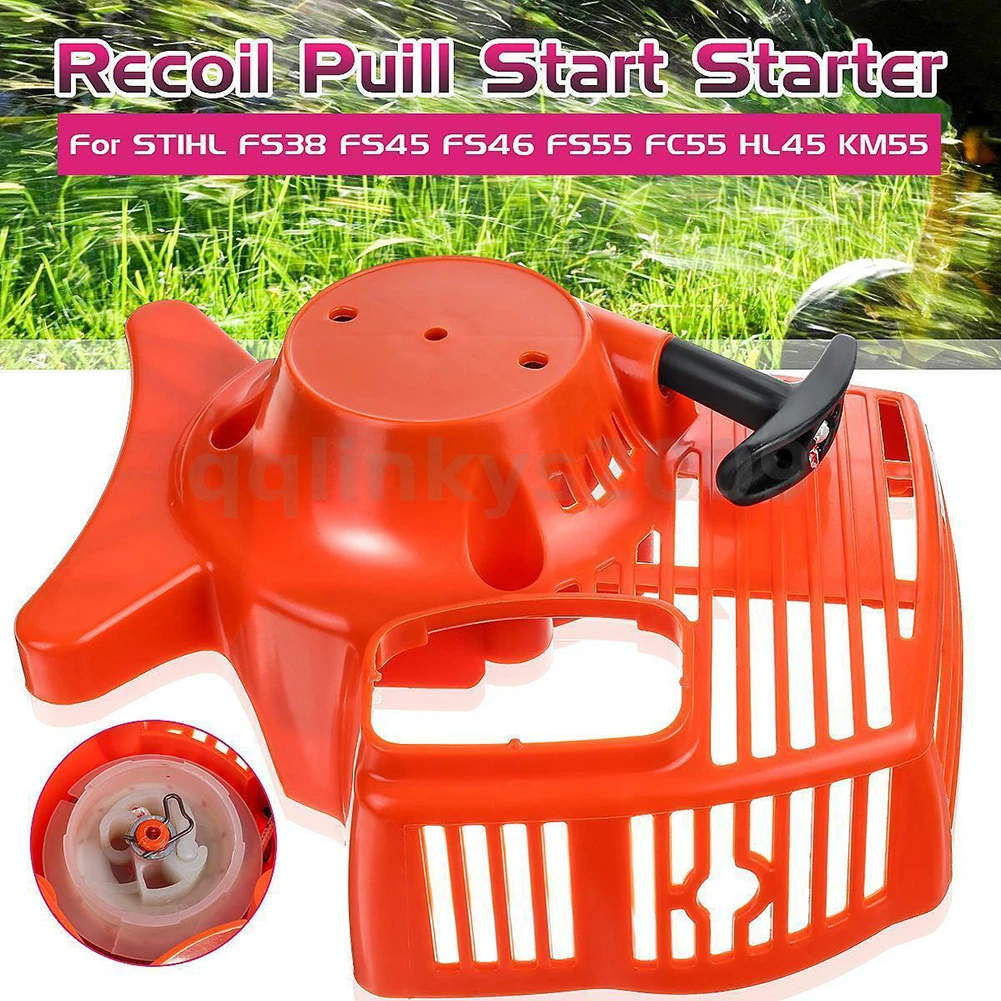 1pc Recoil Pull Starter With Spring For STIHL FS38 FS45 FS46 FS55 FC55 HL45 KM55 Trimmer Replacement Garden Power Tool Parts
1pc Recoil Pull Starter With Spring For STIHL FS38 FS45 FS46 FS55 FC55 HL45 KM55 Trimmer Replacement Garden Power Tool Parts