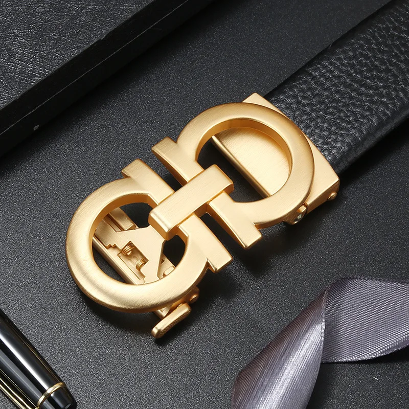 Fashion New Men's Belt Automatic Buckle Luxury Real Leather Litchi Pattern Double D Business Casual Jeans Versatile Husband Gift
Fashion New Men's Belt Automatic Buckle Luxury Real Leather Litchi Pattern Double D Business Casual Jeans Versatile Husband Gift