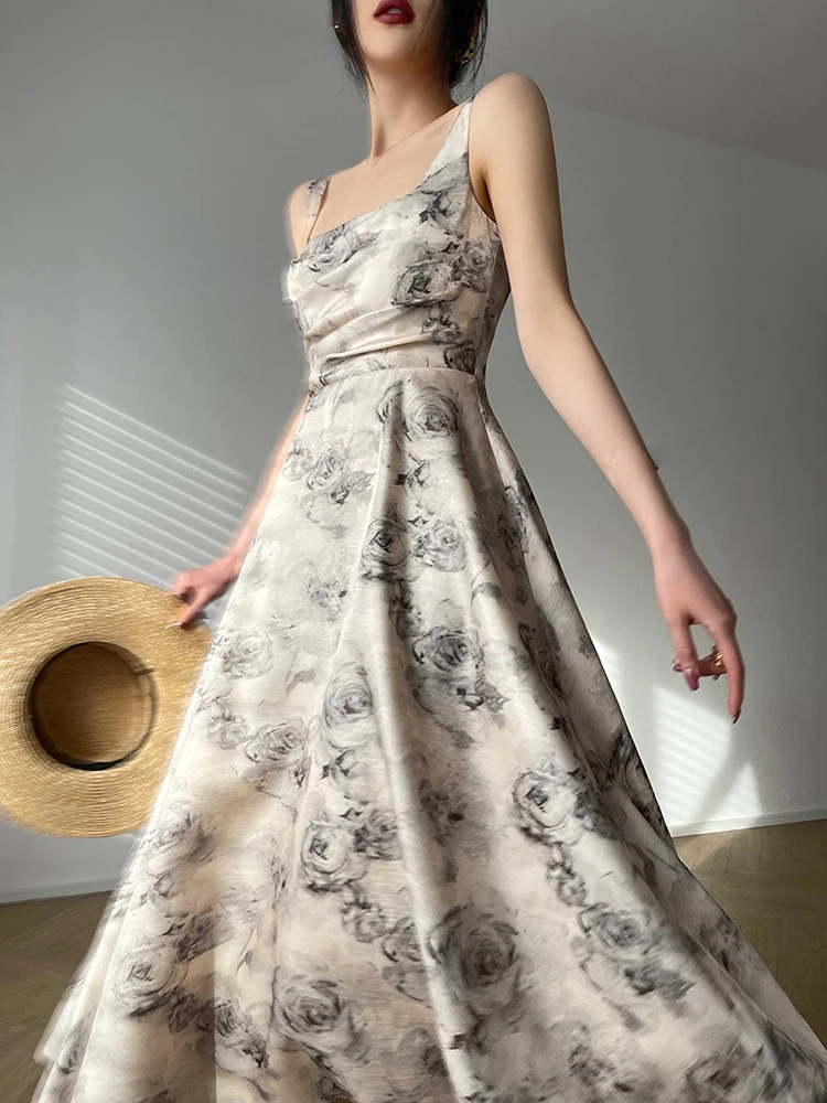 Summer Dresses Ladies 2023Summer 2023 Sleevless Elegant Evening Party Woman Frech Vintage Floral Midi Casual Korea Fashion Sun
Summer Dresses Ladies 2023Summer 2023 Sleevless Elegant Evening Party Woman Frech Vintage Floral Midi Casual Korea Fashion Sun