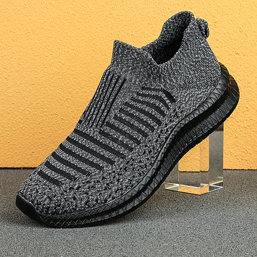 Men's Outdoor Sports Sneakers Casual Mesh Breathable Flats Comfortable Lightweight Trainers Mens Classic Slip-on Black Gym Shoes
Men's Outdoor Sports Sneakers Casual Mesh Breathable Flats Comfortable Lightweight Trainers Mens Classic Slip-on Black Gym Shoes
