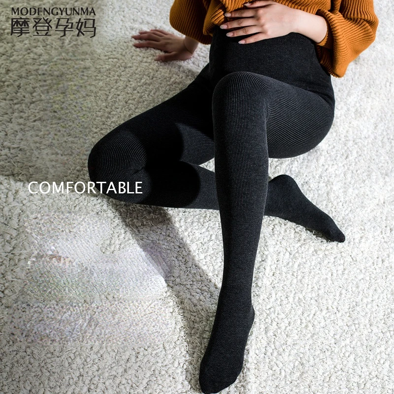 

New Winter Pregnant Women Pantyhose Adjustable Belly Support Pregnant Women Stockings Plus Velvet Bottoming Socks Leggings