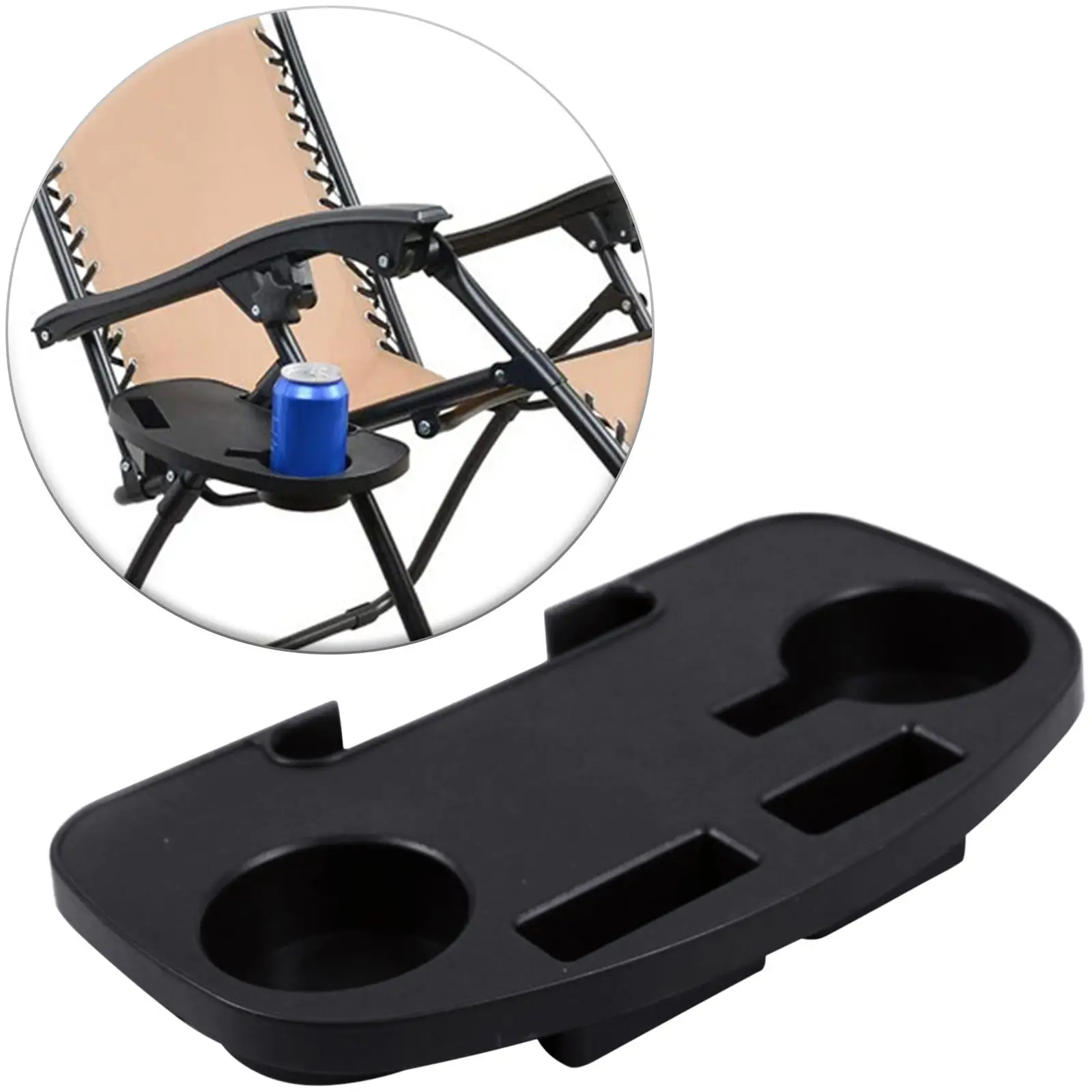 Recliner Clip On Side Table Cup Holder Snack Tray Mobile Phone Slot for Beach Lounge Chair
Recliner Clip On Side Table Cup Holder Snack Tray Mobile Phone Slot for Beach Lounge Chair