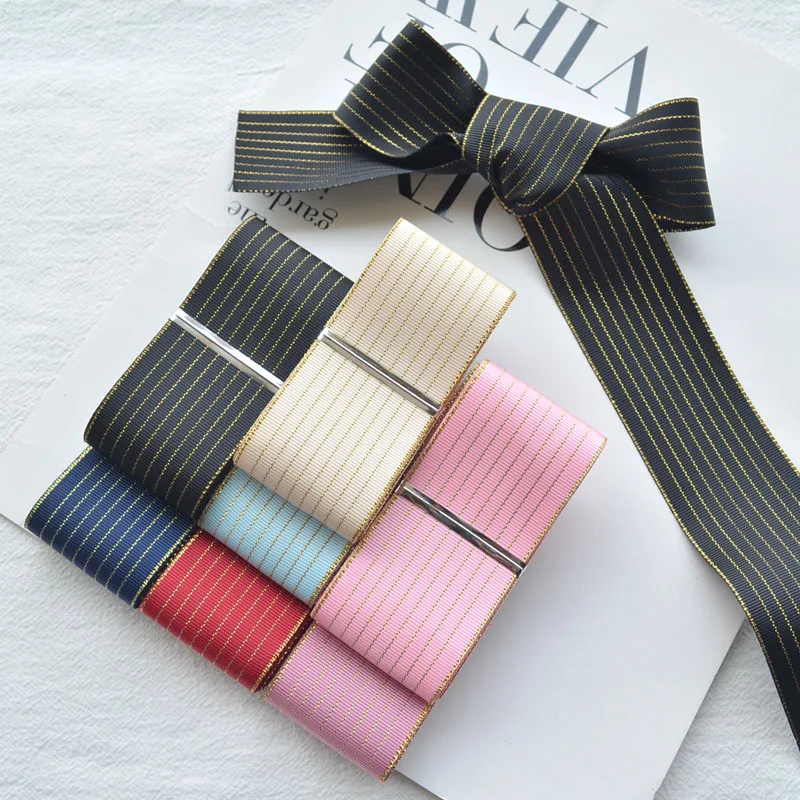 1Yard Gold Wire Vertical Stripes Lace 3.8CM Ribbon DIY Handmade Excipients Bow Hair Accessories Material African Fabric
1Yard Gold Wire Vertical Stripes Lace 3.8CM Ribbon DIY Handmade Excipients Bow Hair Accessories Material African Fabric