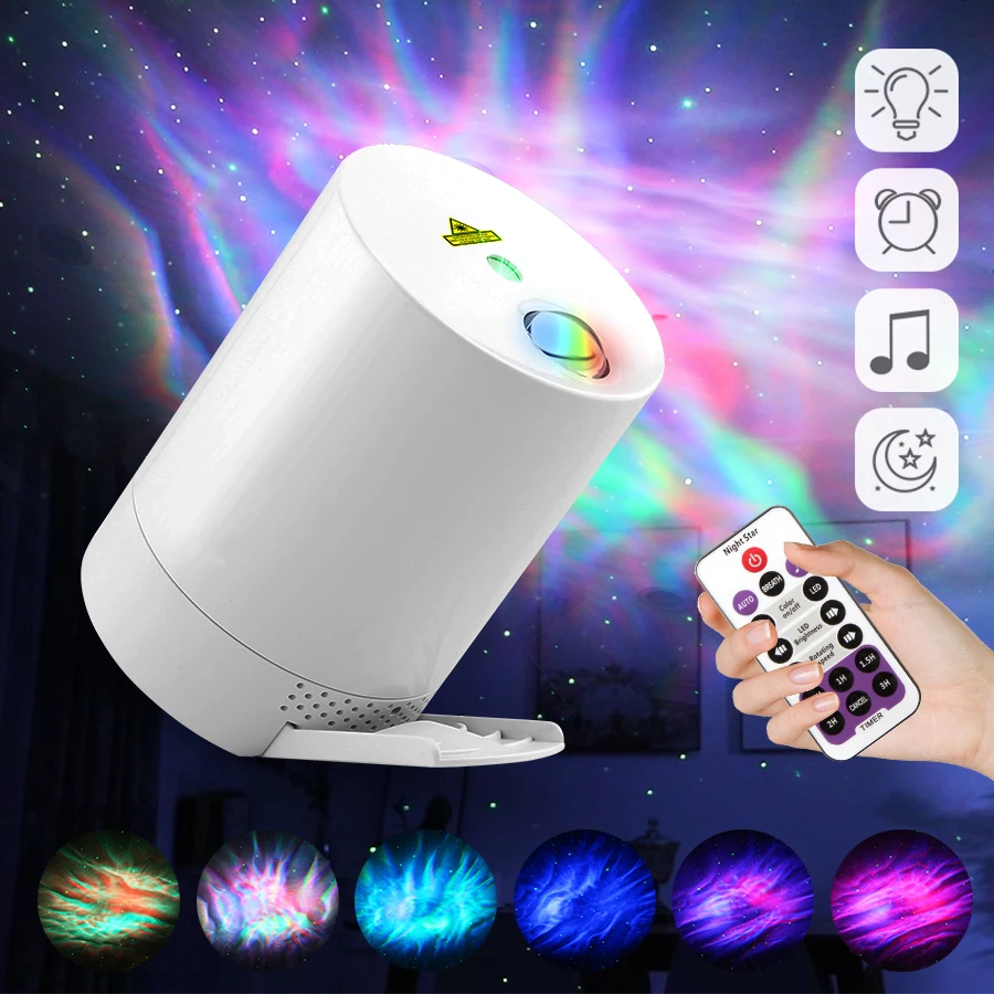 Night Light Starry Sky Projector Water Wave Lamp LED star music Rotating Remote Control Bluetooth Bedroom Bedside Lamp
Night Light Starry Sky Projector Water Wave Lamp LED star music Rotating Remote Control Bluetooth Bedroom Bedside Lamp