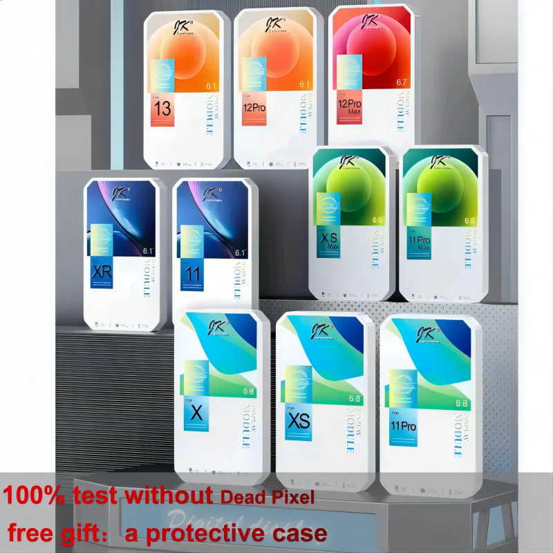 Новый ЖК-дисплей jk для iphone x xs xr xsmax 11 11pro 12 12pro, экран с сенсорным экраном и дигитайзером в сборе, без битых пикселей
Новый ЖК-дисплей jk для iphone x xs xr xsmax 11 11pro 12 12pro, экран с сенсорным экраном и дигитайзером в сборе, без битых пикселей
