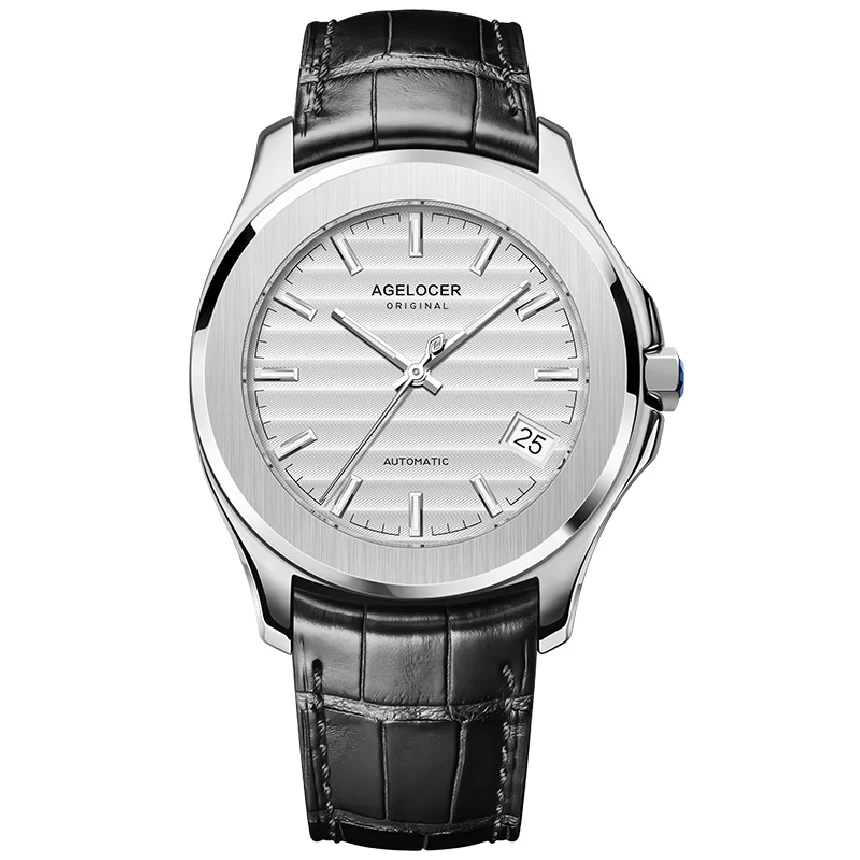 Automatic Mechanical Watch Luxury AGELOCER Brand Stainless Steel Dress Mens Watch Fashion Sapphire Male Wrist Watches For Men
Automatic Mechanical Watch Luxury AGELOCER Brand Stainless Steel Dress Mens Watch Fashion Sapphire Male Wrist Watches For Men