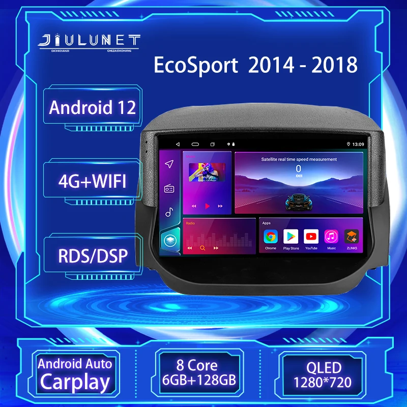 JIULUNET 8 core Car Radio Android 12 For Ford EcoSport Eco Sport 2014 - 2018 Multimedia Player Navigation Wireless Carplay GPS
JIULUNET 8 core Car Radio Android 12 For Ford EcoSport Eco Sport 2014 - 2018 Multimedia Player Navigation Wireless Carplay GPS