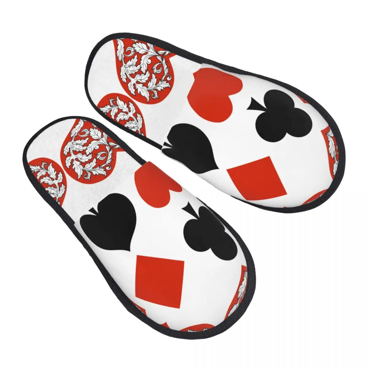 Indoor Alice In WonderlandPoker Red Black Warm Slippers Winter Home Plush Slippers Fashion Home Soft Fluffy Slippers
Indoor Alice In WonderlandPoker Red Black Warm Slippers Winter Home Plush Slippers Fashion Home Soft Fluffy Slippers