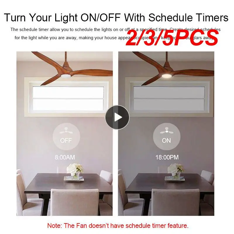 2/3/5PCS Tuya Wifi Smart Timing Ceiling Fan Light Ceiling Fan Lamp Adjust Speed Ceiling Fan Controller Light Universal
2/3/5PCS Tuya Wifi Smart Timing Ceiling Fan Light Ceiling Fan Lamp Adjust Speed Ceiling Fan Controller Light Universal