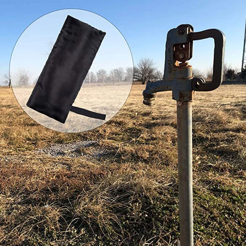 Outdoor Faucet Cover for Winter Outside Long Faucet Protector Waterproof Faucet Freeze Protections Socks 25x10In (Black)
Outdoor Faucet Cover for Winter Outside Long Faucet Protector Waterproof Faucet Freeze Protections Socks 25x10In (Black)