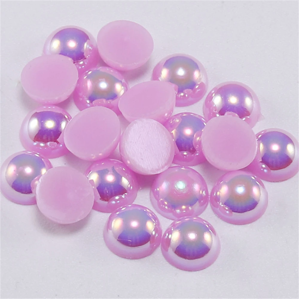 2mm-14mm Semicircle Flat Bottom AB Color ABS Imitation Pearl Acrylic Resin Half Face Pearl DIY Mobile Phone Manicure
2mm-14mm Semicircle Flat Bottom AB Color ABS Imitation Pearl Acrylic Resin Half Face Pearl DIY Mobile Phone Manicure