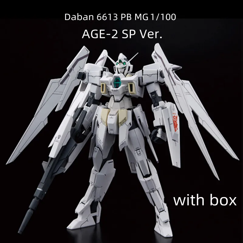 New arrival Daban 6613 PB MG 1/100 Gunpla AGE-2 SP Ver. Japanese anime assembled Kits PVC Action Figures robots kids toys gifts
New arrival Daban 6613 PB MG 1/100 Gunpla AGE-2 SP Ver. Japanese anime assembled Kits PVC Action Figures robots kids toys gifts