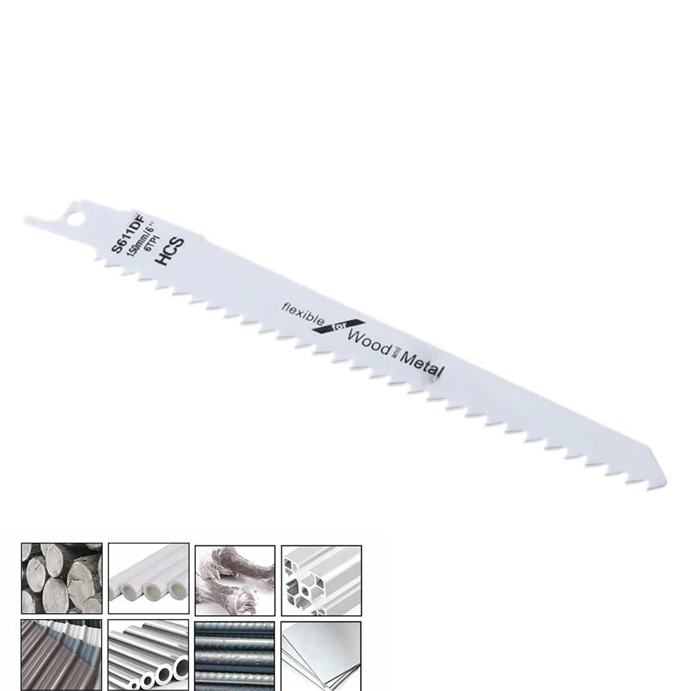 1pc S611D 150mm HCS Reciprocating Saw Blade Jigsaw Blade Saber Saw Blade For Wood Plastic Metal PVC Tube Cutting Saw Blade
1pc S611D 150mm HCS Reciprocating Saw Blade Jigsaw Blade Saber Saw Blade For Wood Plastic Metal PVC Tube Cutting Saw Blade