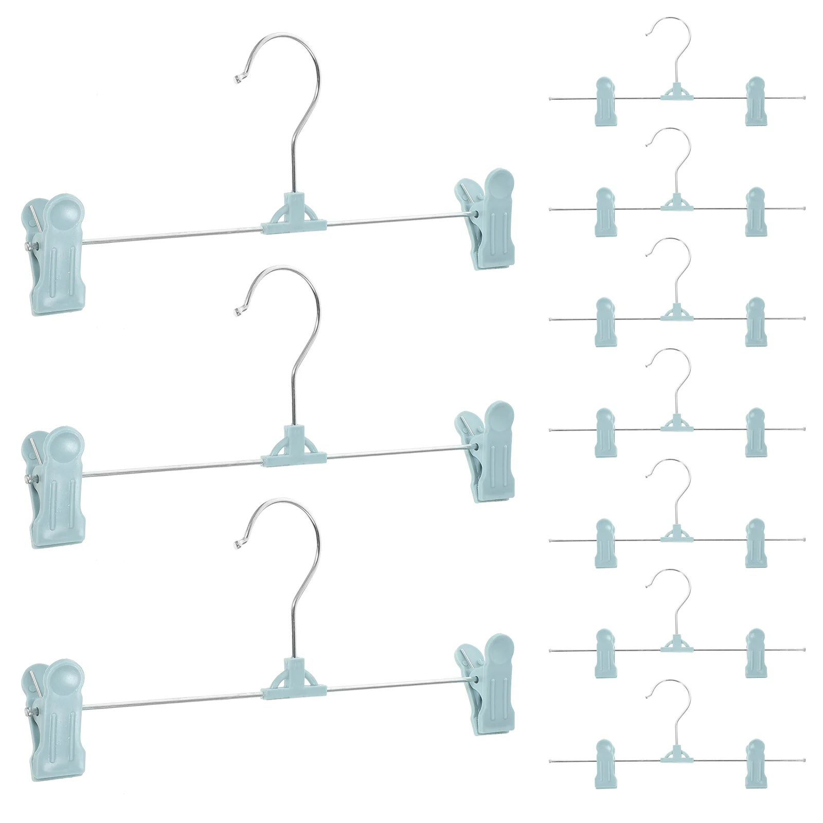 10 шт. вешалки для юбки с регулируемыми зажимами вешалки для брюк
10 шт. вешалки для юбки с регулируемыми зажимами вешалки для брюк