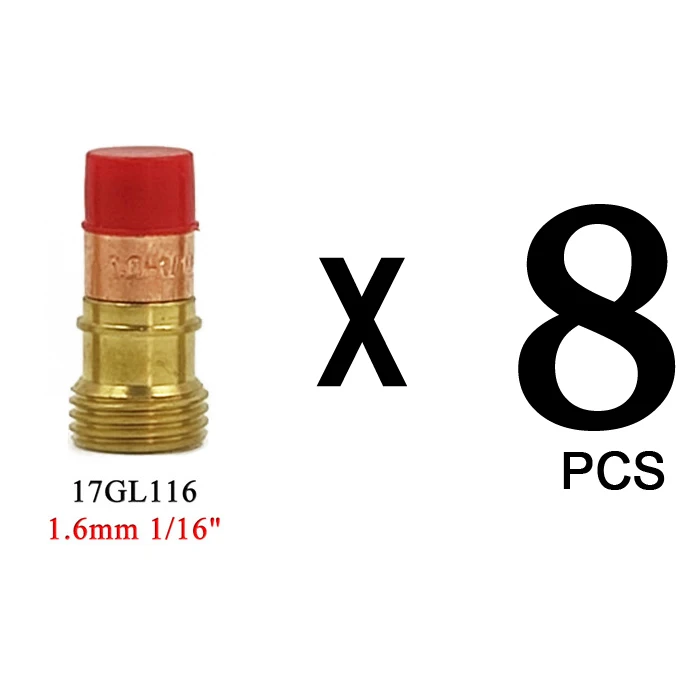 Цанговые корпуса для газовых линз TIG Jinhu 1,0/1,6/2,4/3,2 мм
Цанговые корпуса для газовых линз TIG Jinhu 1,0/1,6/2,4/3,2 мм