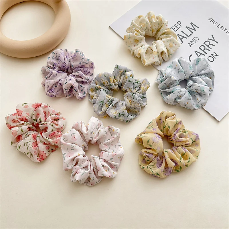 Summer Chiffon Cool Print Flower Large Scrunchies Elastic Hair Band For Woman Cute Kawaii Fairy Ponytail Rubber Ties Accessories
Summer Chiffon Cool Print Flower Large Scrunchies Elastic Hair Band For Woman Cute Kawaii Fairy Ponytail Rubber Ties Accessories