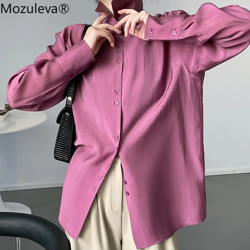 Mozuleva Women Shirt Long Sleeve Loose Woman Clothes Elegant Ladies White Shirts 2022 Basic Work Wear Tops
Mozuleva Women Shirt Long Sleeve Loose Woman Clothes Elegant Ladies White Shirts 2022 Basic Work Wear Tops