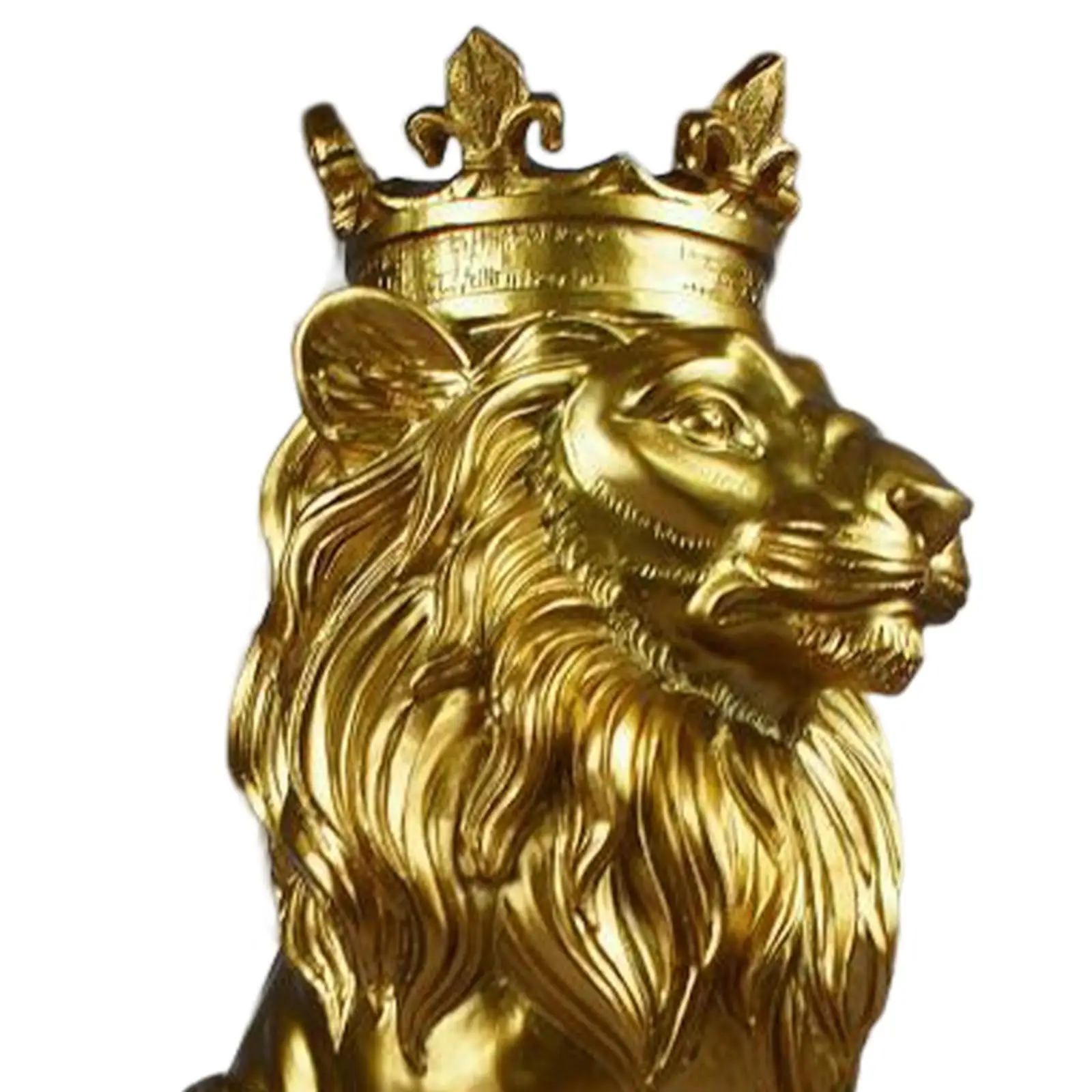 Modern Lion Head Statue Animal Figurine Resin Craft for Desktop Bookshelf Black
Modern Lion Head Statue Animal Figurine Resin Craft for Desktop Bookshelf Black