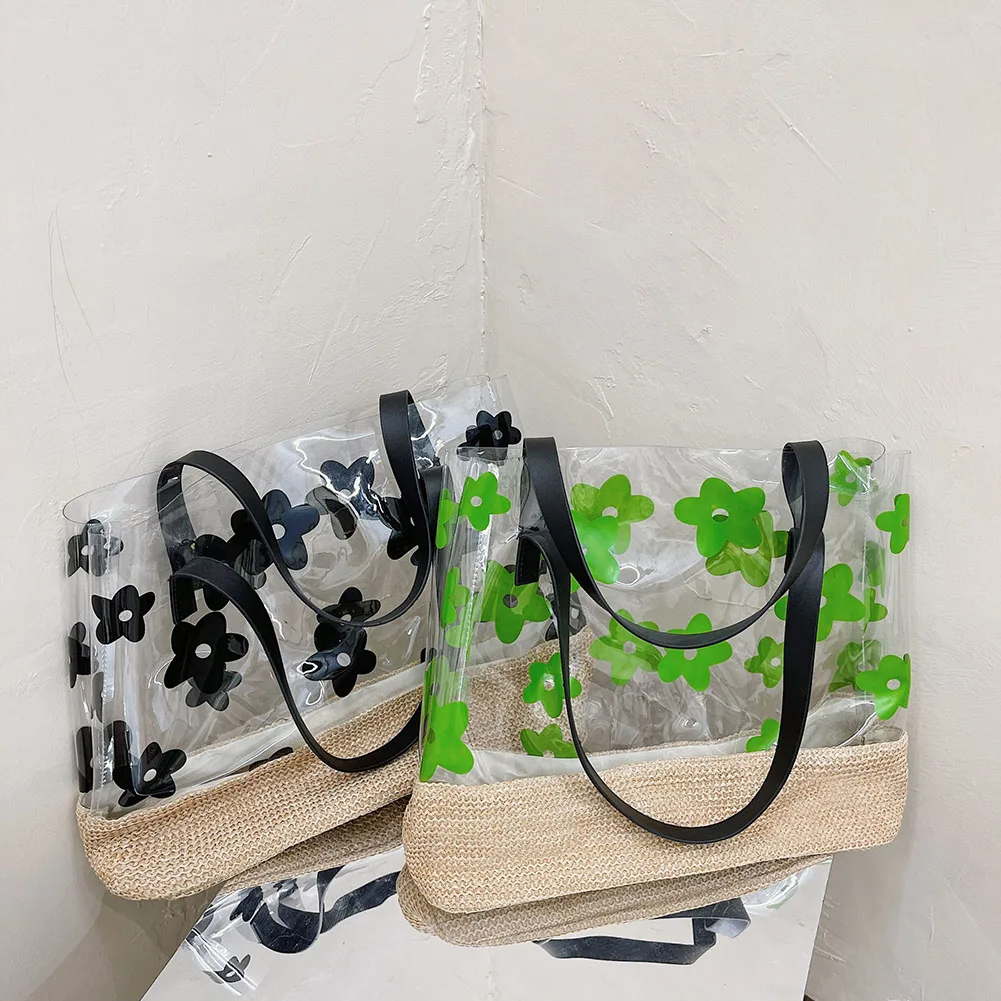 Famous Designer Women Handbag PVC Shoulder Bags Flower Printing School Shopping Bag for Women Birthday Gift
Famous Designer Women Handbag PVC Shoulder Bags Flower Printing School Shopping Bag for Women Birthday Gift