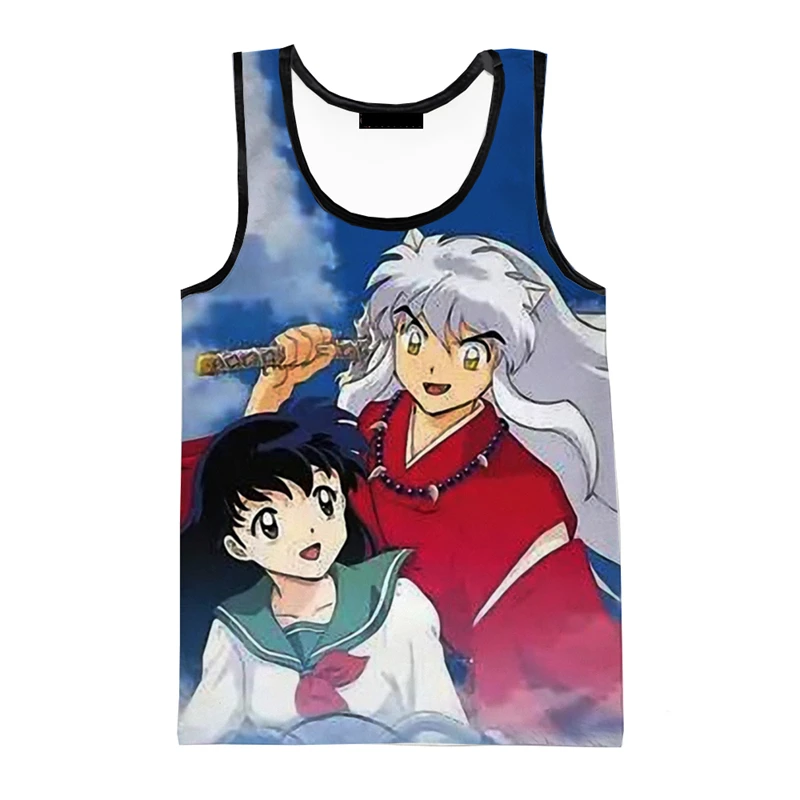 Summer New Inuyasha 3D Printed Tank Tops Sleeveless Shirts Spring Harajuku Personality Beach Tops Fashion Anime Men Clothing
Summer New Inuyasha 3D Printed Tank Tops Sleeveless Shirts Spring Harajuku Personality Beach Tops Fashion Anime Men Clothing