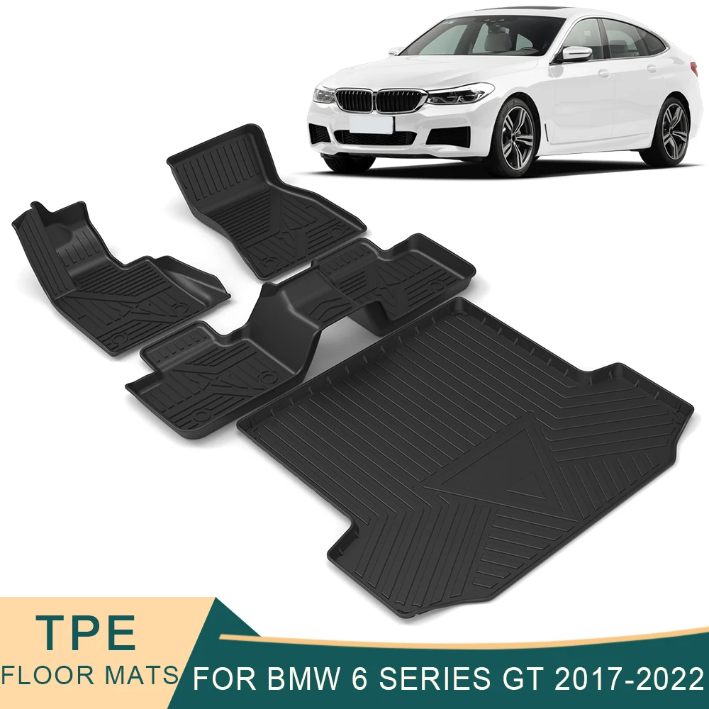 For BMW 6 Series GT G32 2017-2022 Car Floor Mats All-Weather TPE Foot Mats Odorless Pad Waterproof Tray Mat Interior Accessories
For BMW 6 Series GT G32 2017-2022 Car Floor Mats All-Weather TPE Foot Mats Odorless Pad Waterproof Tray Mat Interior Accessories