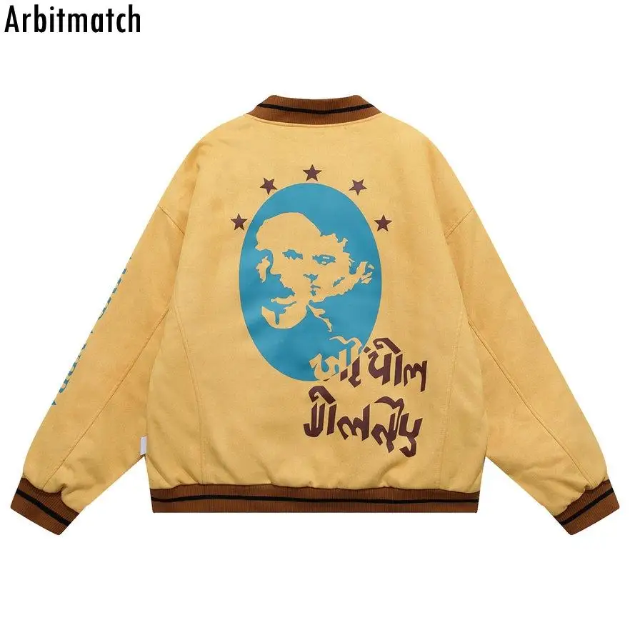 2022 Hip Hop Streetwear Vintage Deerskin Velvet Printing Jacket Punk Gothic Varsity Oversized Jacket Men Baseball Coat Men
2022 Hip Hop Streetwear Vintage Deerskin Velvet Printing Jacket Punk Gothic Varsity Oversized Jacket Men Baseball Coat Men
